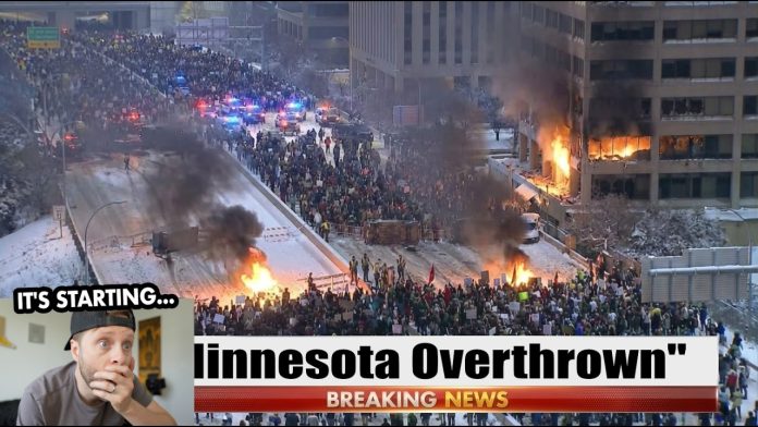 MOBS RE-TAKE Minnesota’s Capital… TIM WALZ 'SURROUNDED' as Trump Vows "Mass Arrests"