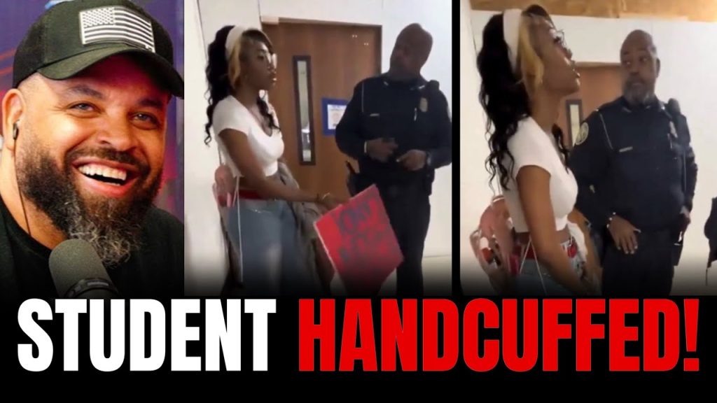 Student Refuses to Stop ICE Protest — Cops Take her Down 😳 Student Refuses to Stop ICE Protest — Cops Take her Down 😳