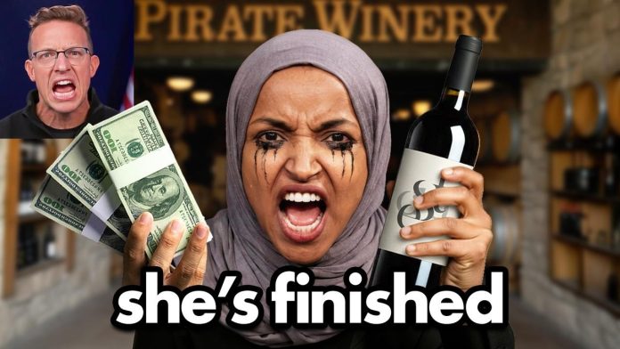 Ilhan Omar On-Camera MELTDOWN Over Fake Wine Company...