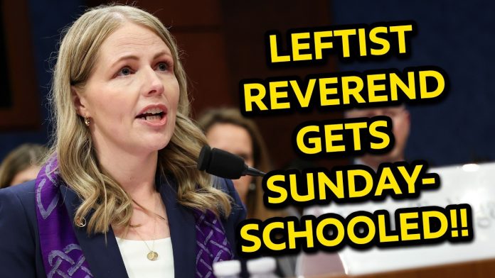 Leftist Reverend Gets Sunday-Schooled by Congressman!