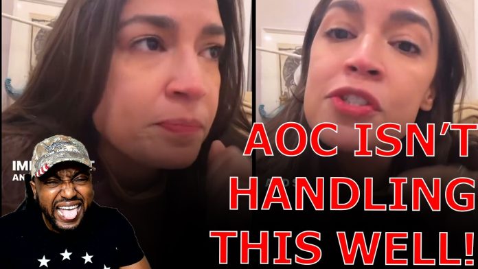 AOC On VERGE OF TEARS LASHES OUT At Her Followers Confronting Her On Embarrassing Herself At Munich!