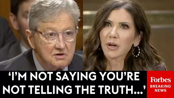 MUST WATCH: Kennedy Confronts Noem About $220 Million Spent On TV Ads 'Featuring You Prominently'
