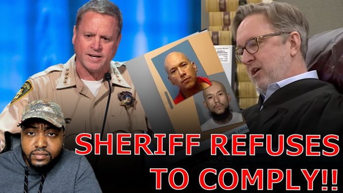 BASED Sheriff REFUSES TO COMPLY With WOKE Judge Demanding RELEASE OF 35-Time Violent Repeat Criminal