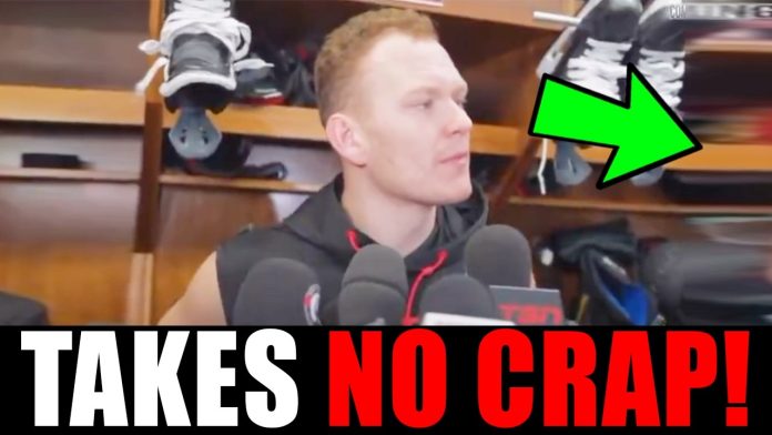 USA hockey star comes home, immediately tells media to F*** OFF!!