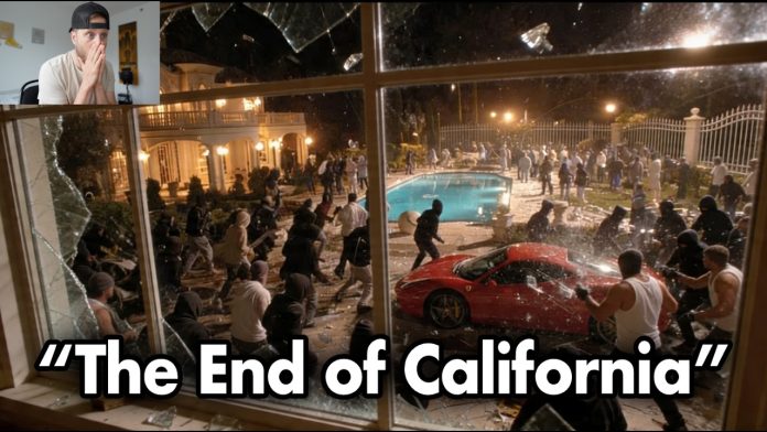 Looters ‘Forcibly Evict’ LA Millionaires… Wiping Gated Mansions OFF THE MAP