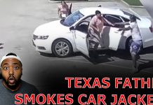 Car Jacker FINDS OUT As Texas Father SMOKES Him For Attempting To Steal Vehicle With His Family! Car Jacker FINDS OUT As Texas Father SMOKES Him For Attempting To Steal Vehicle With His Family!