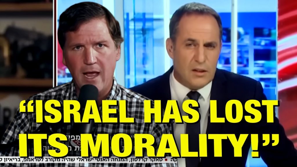 Tucker Carlson CRUSHES Israeli TV Host Live!
