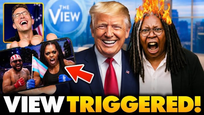 Whoopi BURST Into Flames On-Air Over Hysterical Michelle Obama Joke From UFC At The White House...🤣