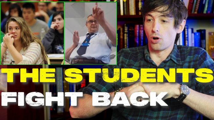 Multiple Students KICKED OUT of Class for Challenging Their Leftist Professor