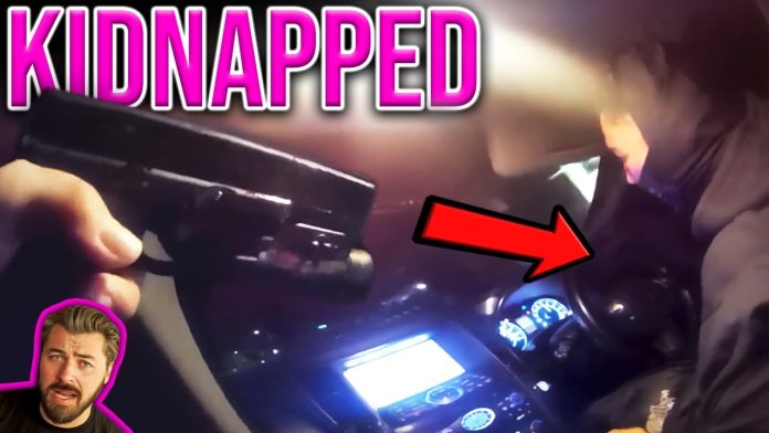 Kidnapped Cop BLASTS Driver And CRASHES!