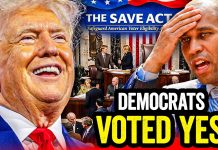 13 DEMOCRATS Just Voted FOR Trump’s SAVE ACT—Why The Wall Is CRACKING!!! 13 DEMOCRATS Just Voted FOR Trump's SAVE ACT—Why The Wall Is CRACKING!!!