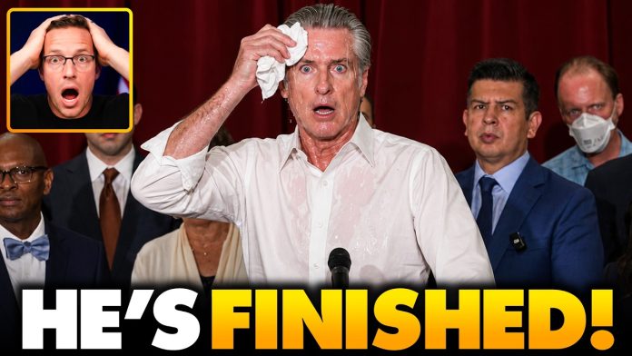 Gavin Newsom SNAPS, Then FLEES From Stage Over Question About Tax Crimes | 'He's PANICKING'