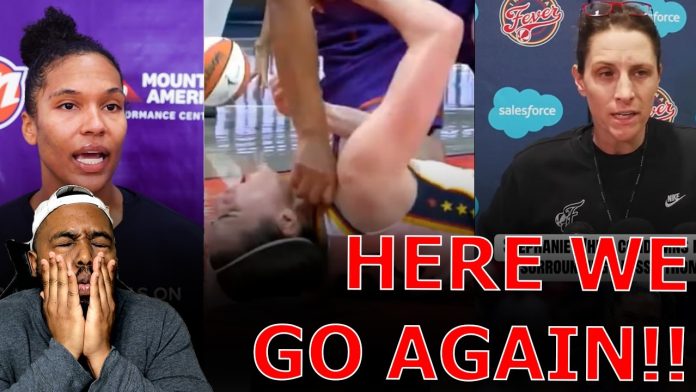 WOKE Black WNBA Player LASHES OUT CRYING Racism Over BACKLASH For Punching Caitlyn Clark In Throat!