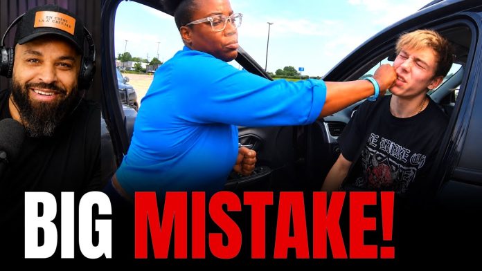 Woman Punches the Wrong Teen… Big Mistake