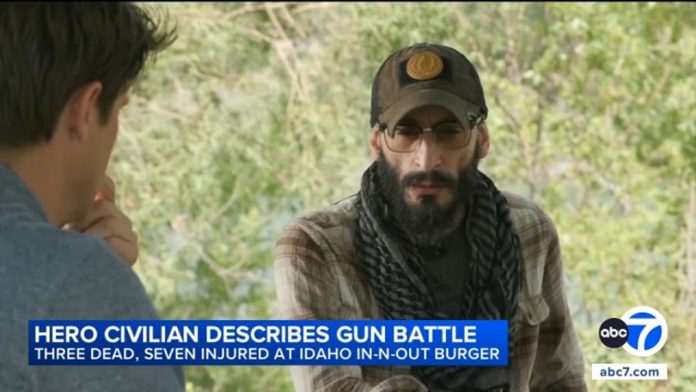 Hero civilian describes gun battle with shooter at Idaho In-N-Out