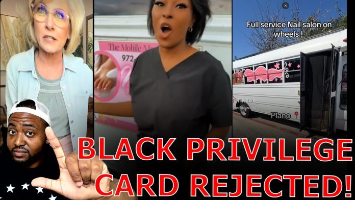 WOKE Black Woman LOSES IT As White Salon Manager Kicks Her Out After Crying Racism Over Parking Spot